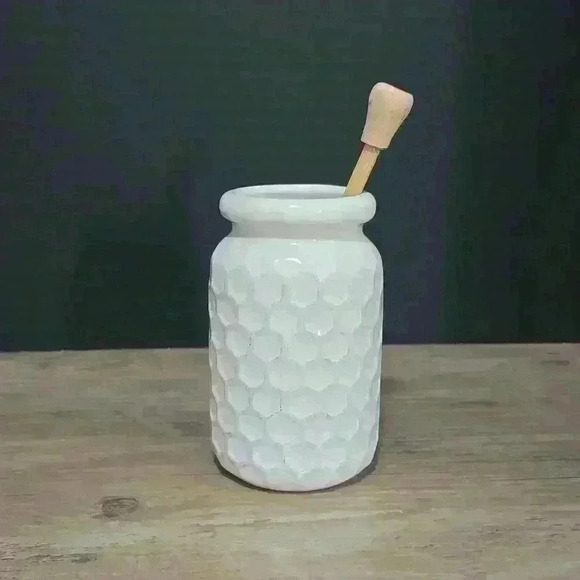 Honey Jar with  Dipper - Picture 1 of 4